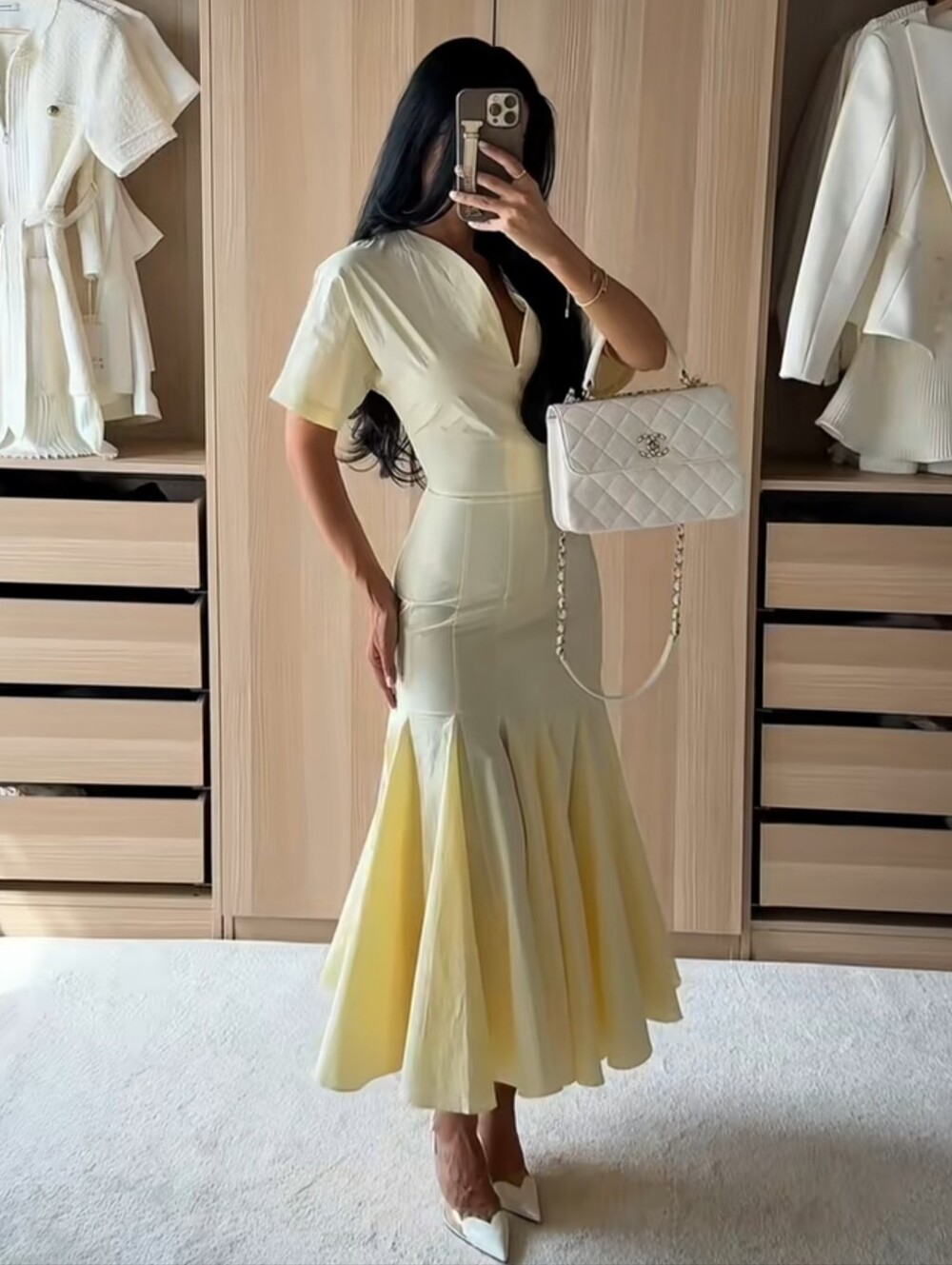 ZARA ZW COLLECTION POPLIN DRESS